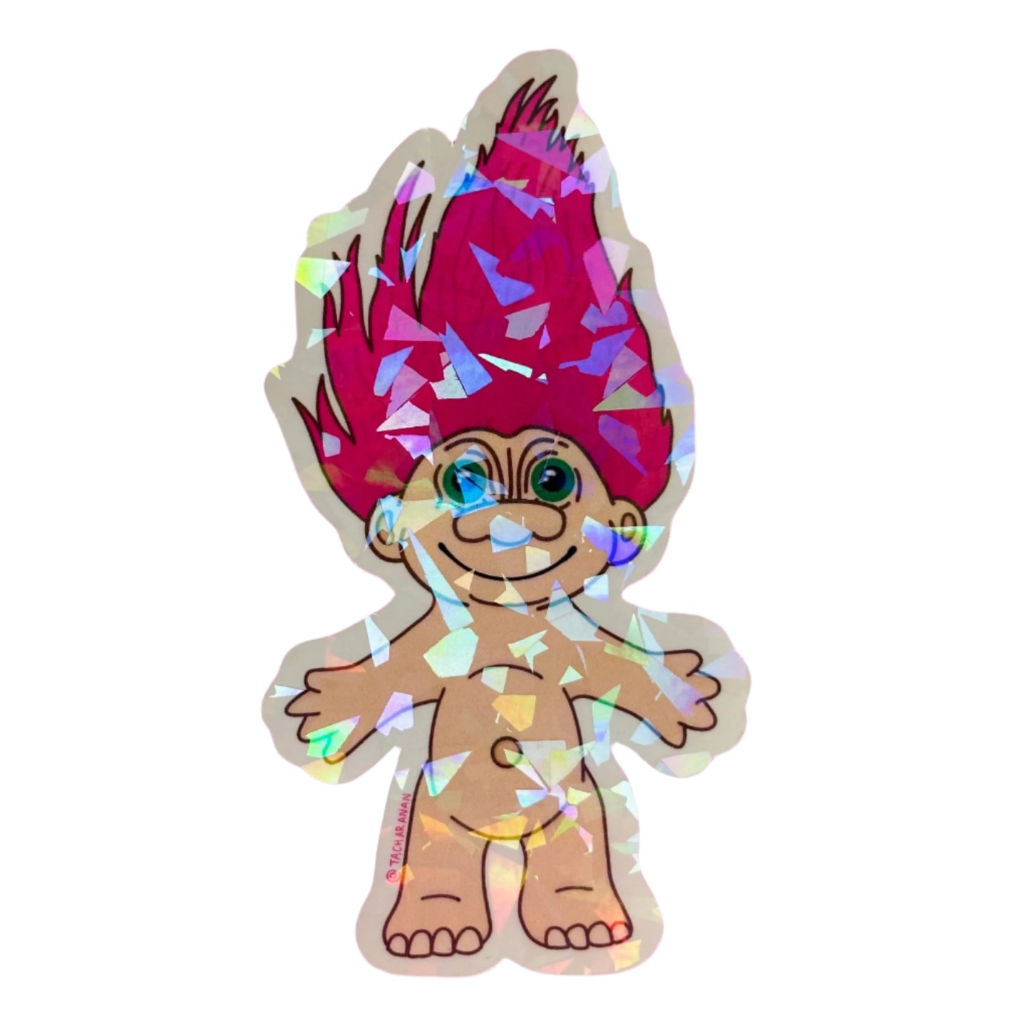 Pink Troll Sticker