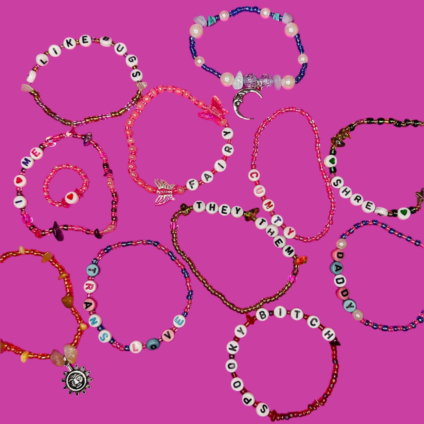 Text Bracelets
