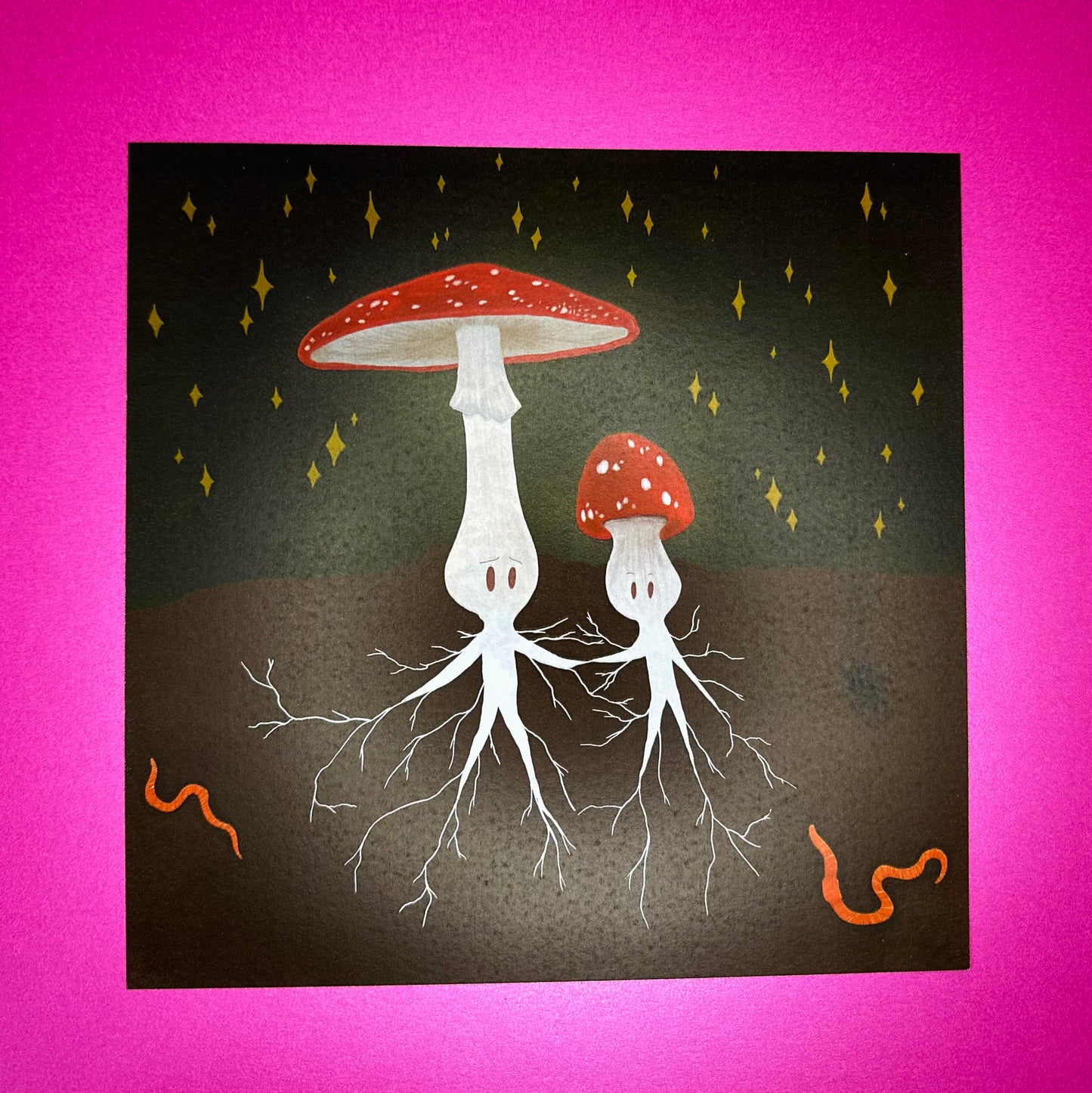 'Mycelium Bond' Print
