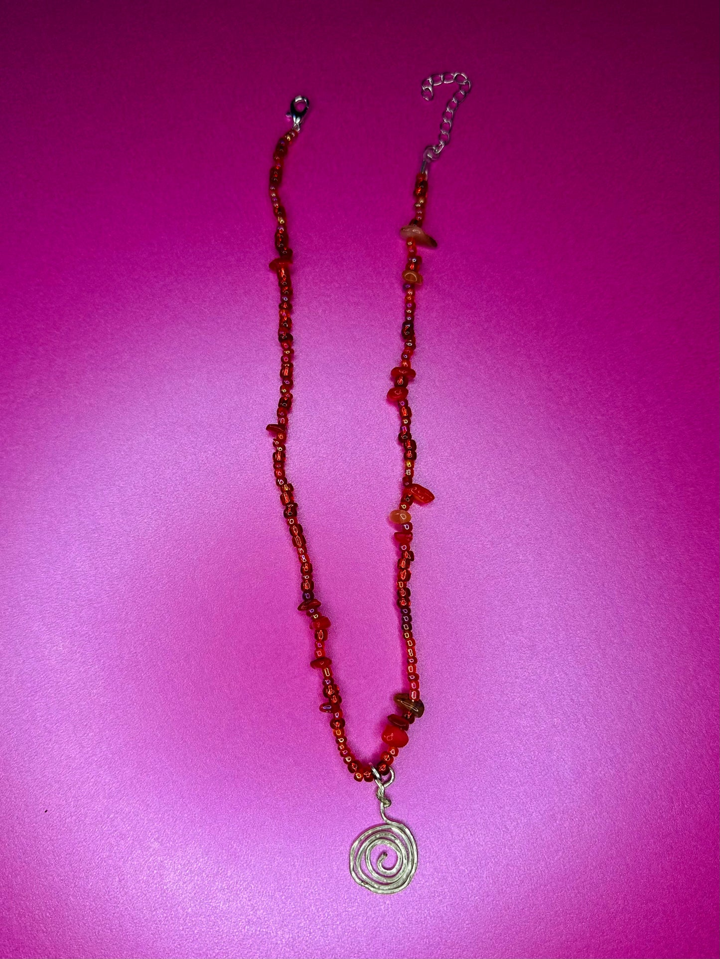 Spiral Bead Necklaces