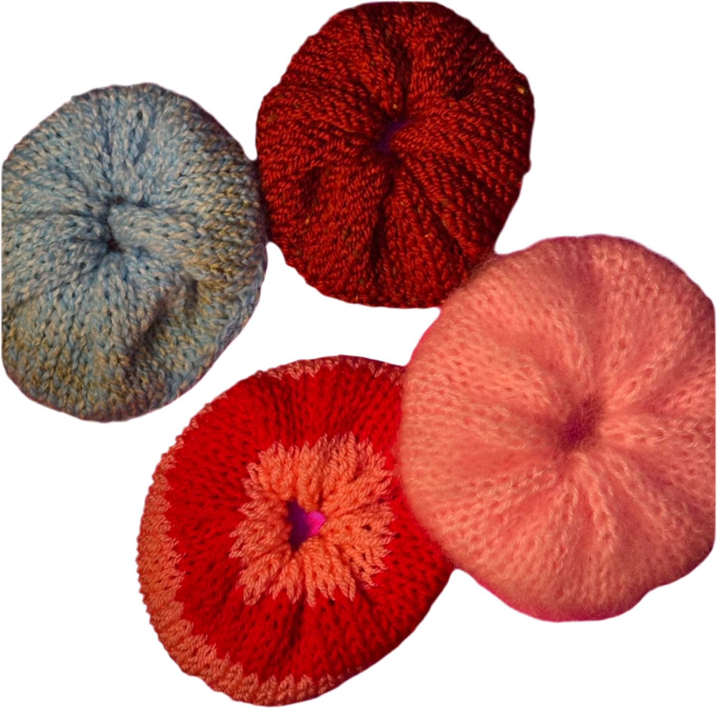Knitted Scrunchies