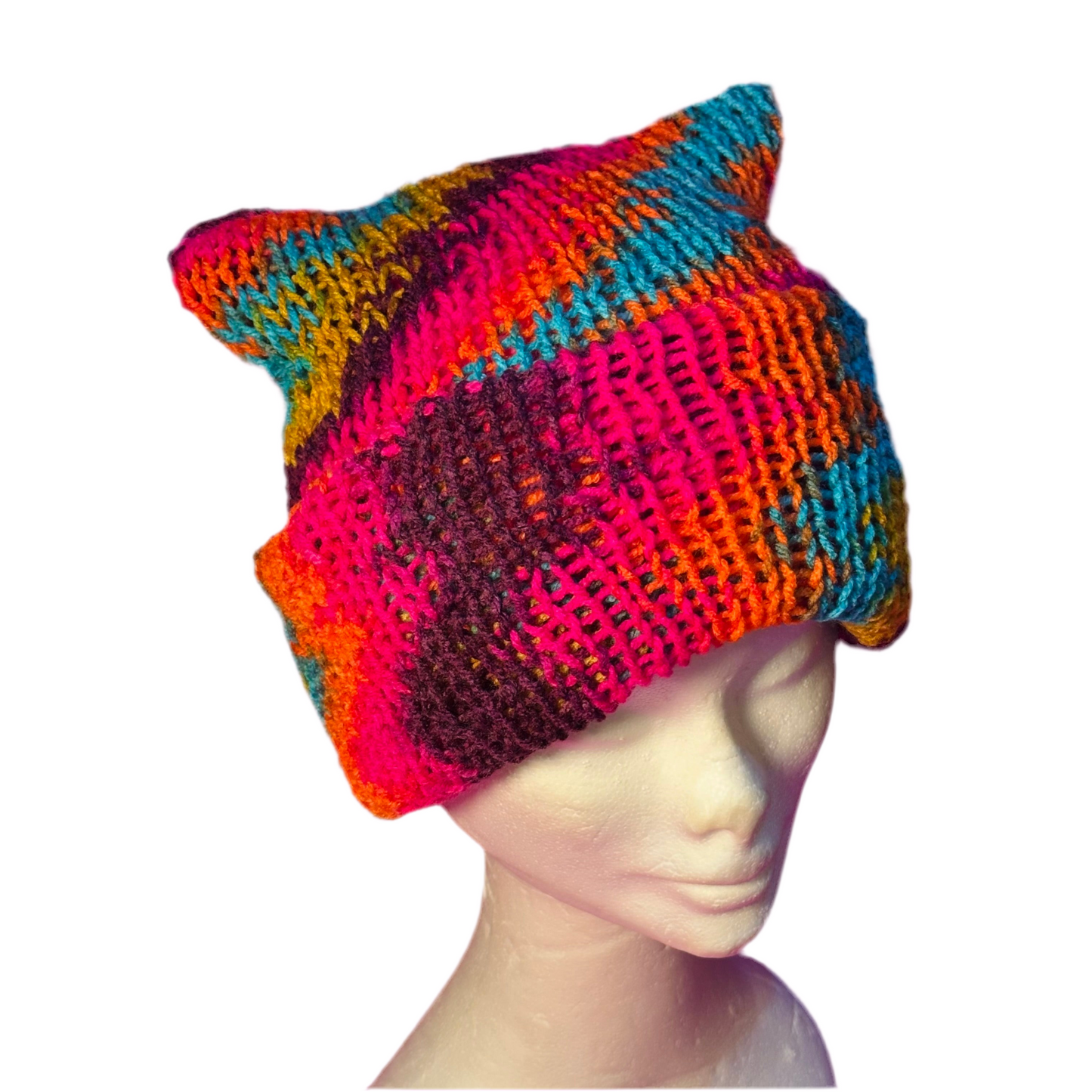 Knitted Cat Hat (Plain)
