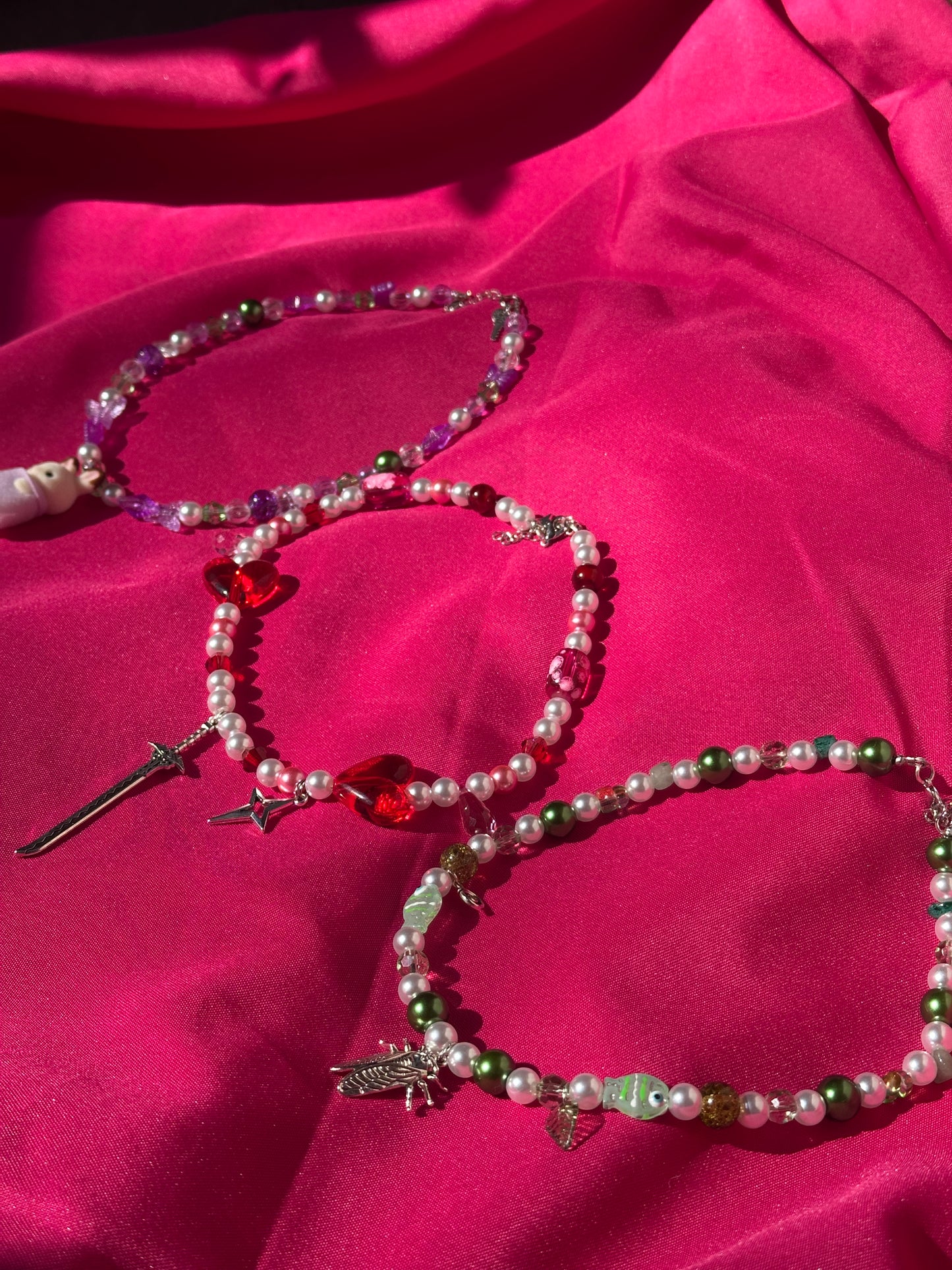 Pearl & Charm Necklaces
