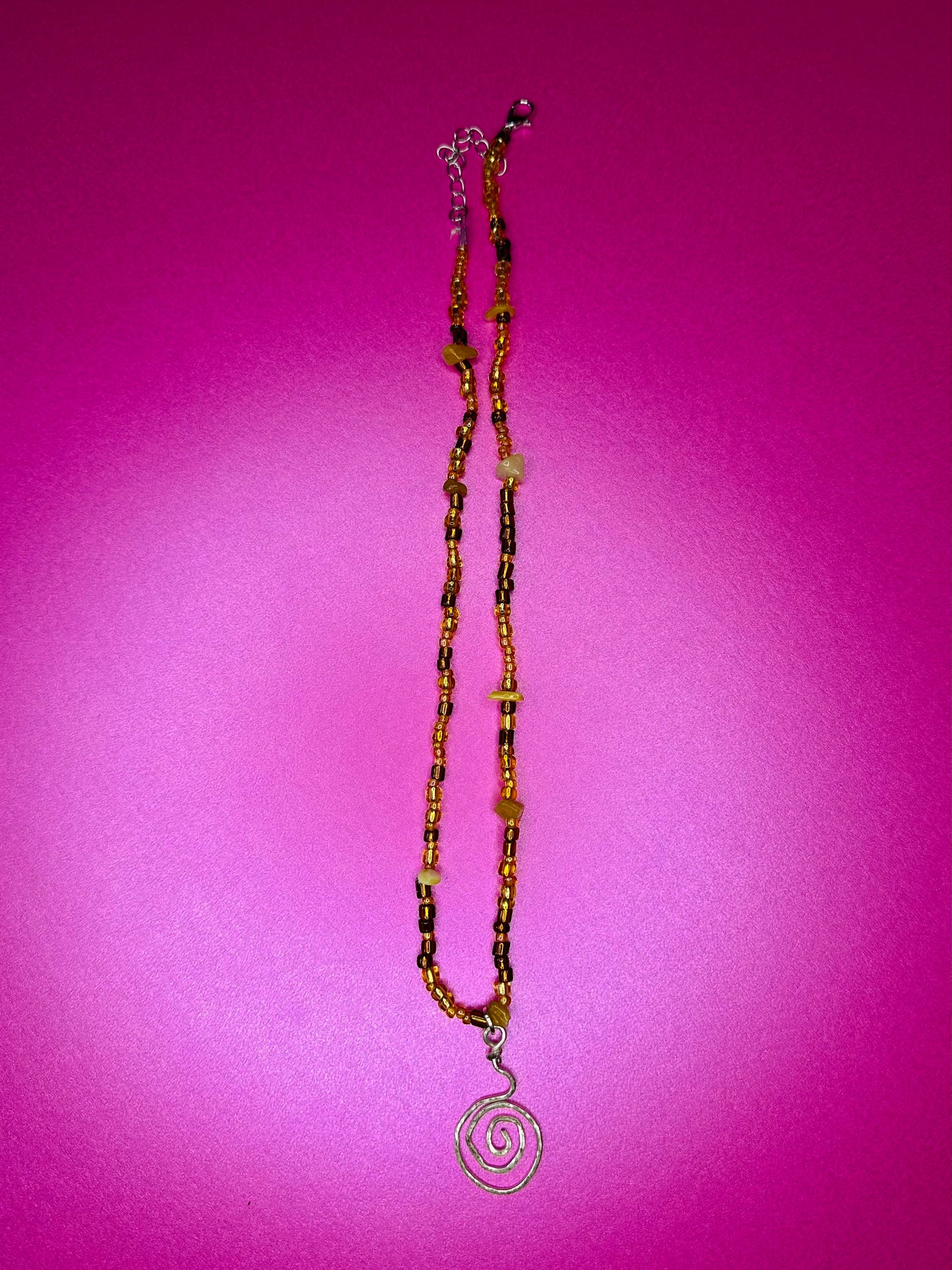 Spiral Bead Necklaces