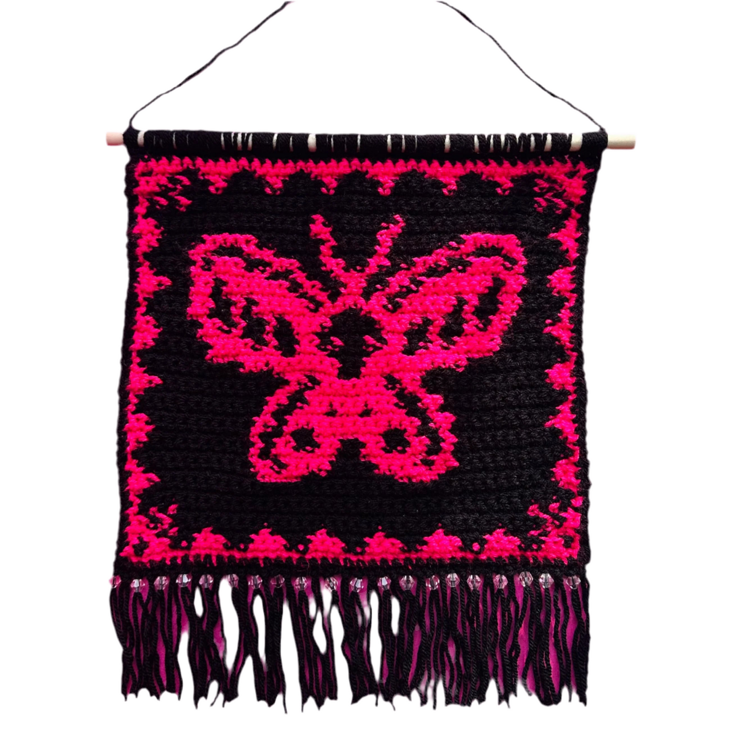 Dark Butterfly Tapestry