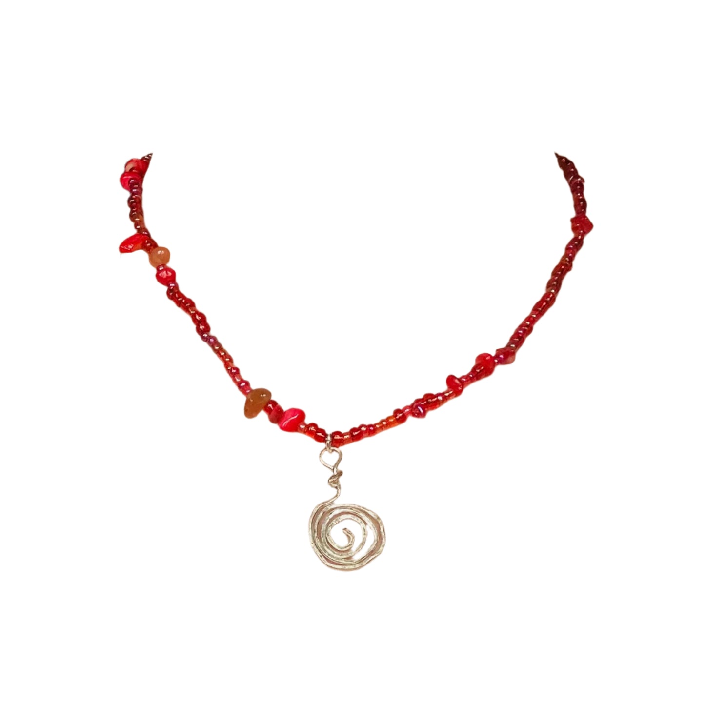 Spiral Bead Necklaces