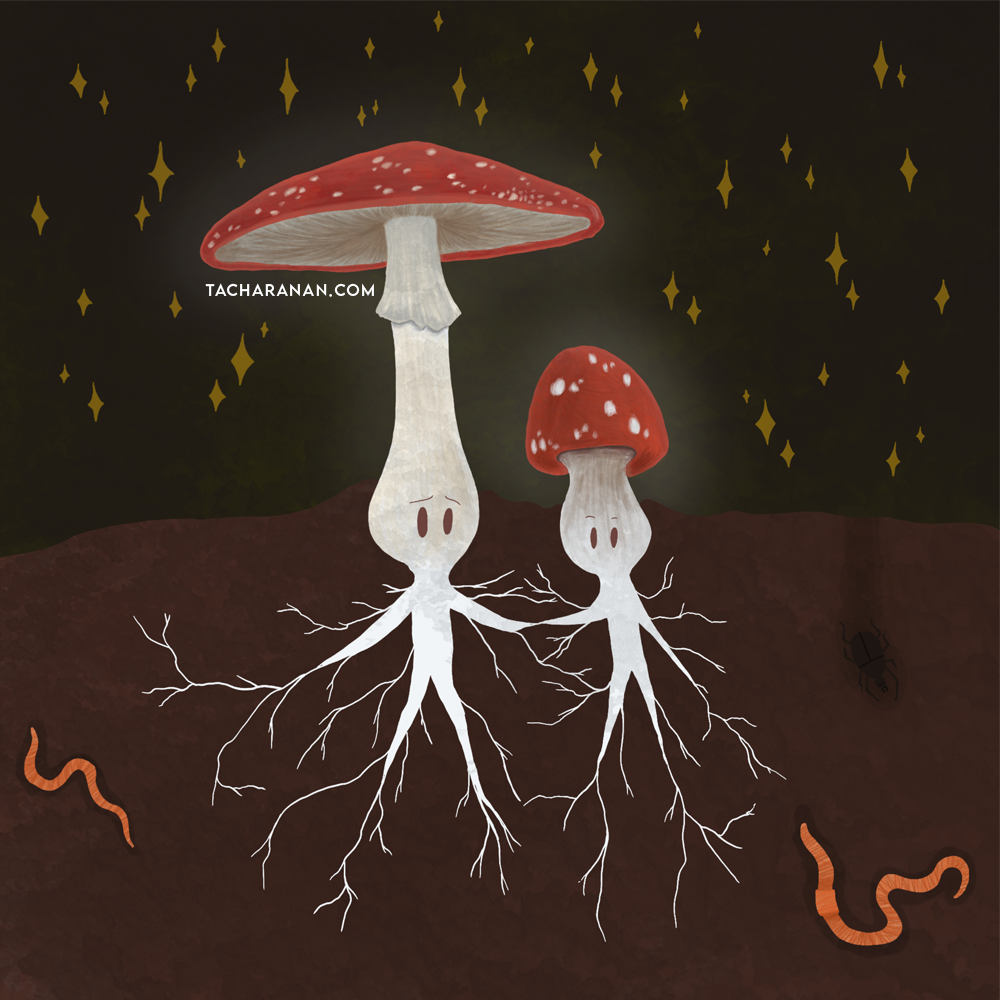 'Mycelium Bond' Print