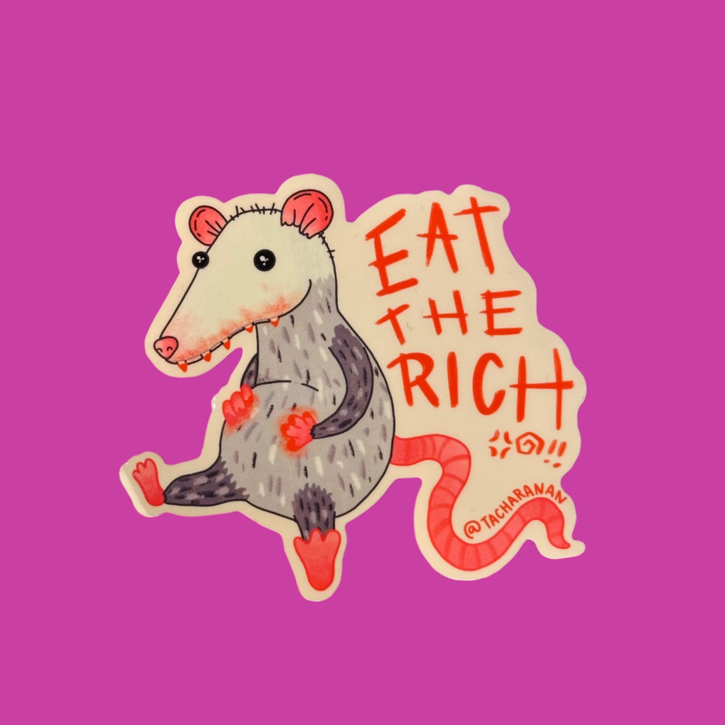 'Eat The Rich' Sticker