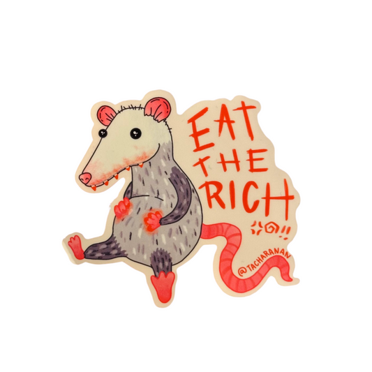 'Eat The Rich' Sticker