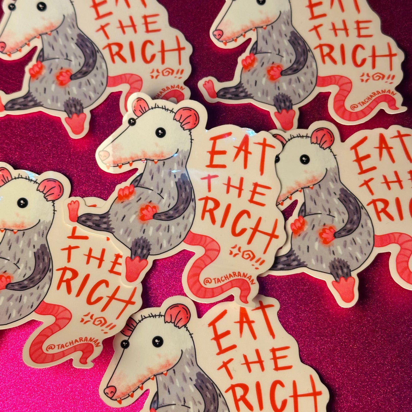 'Eat The Rich' Sticker