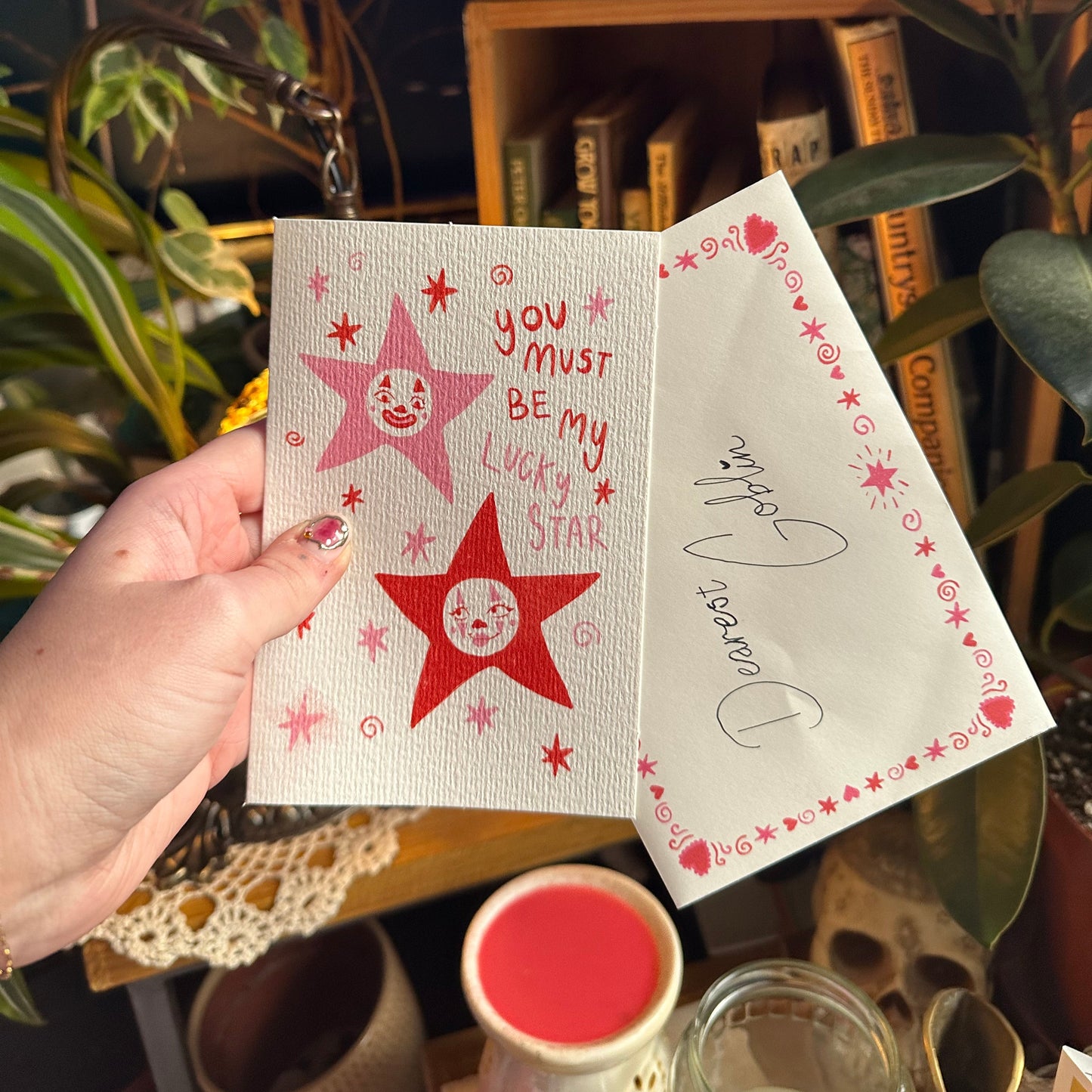‘You Must Be My Lucky Star’ Greetings Card
