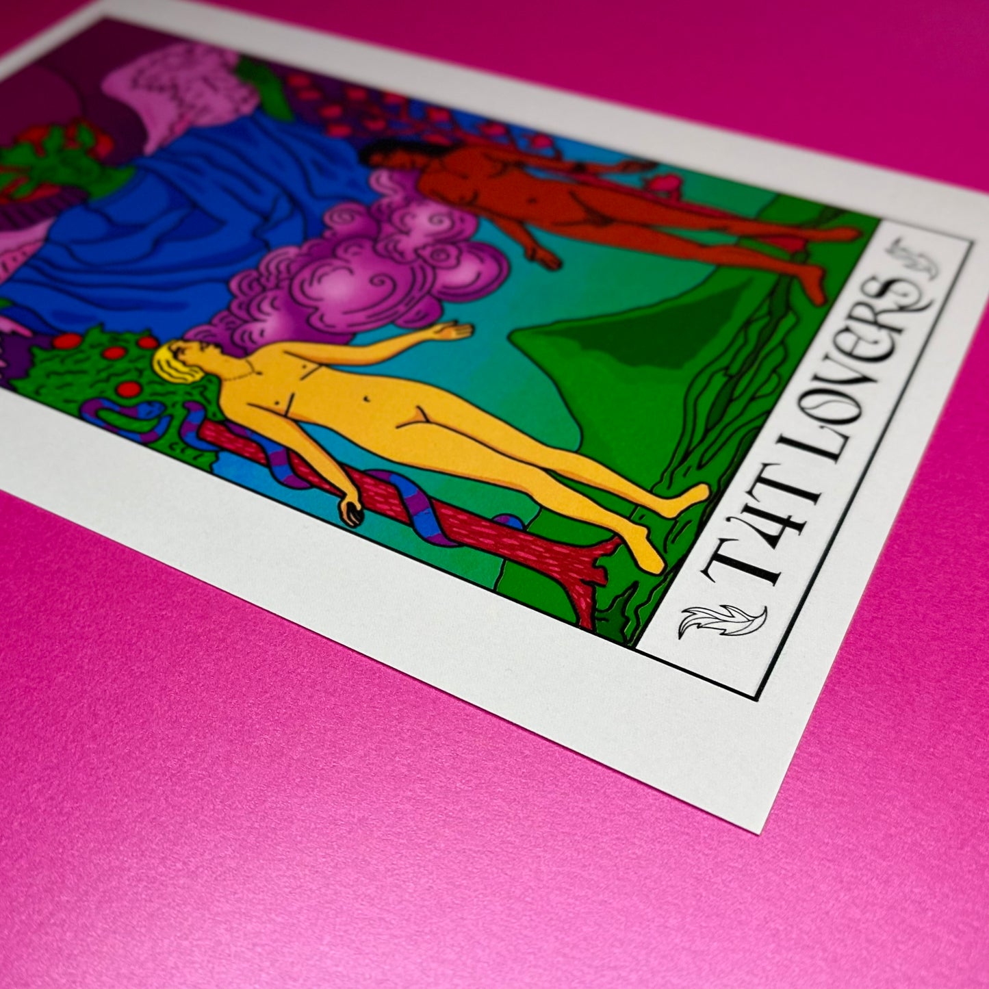 'T4T Lovers' Tarot Print